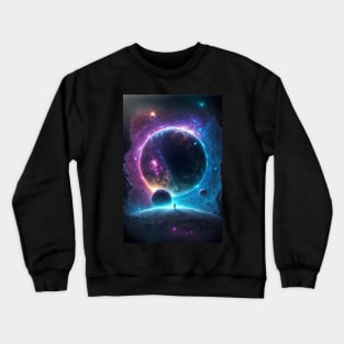 Alone in the cosmos Crewneck Sweatshirt